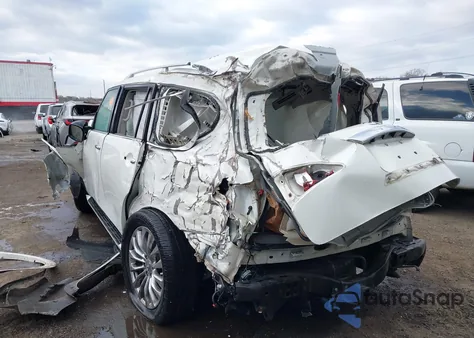 2017 Infiniti Qx80 z USA, uszkodzony, nr VIN JN8AZ2NF1H9642631